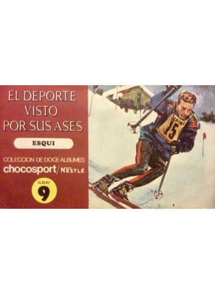 Colección El deporte visto por sus ases. Esquí. Álbum 9  de Nestle en ACABARAMOS.COM