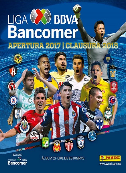 Colección Liga BBVA Bancomer Apertura 17 Clausura 18 de Panini en ACABARAMOS.COM