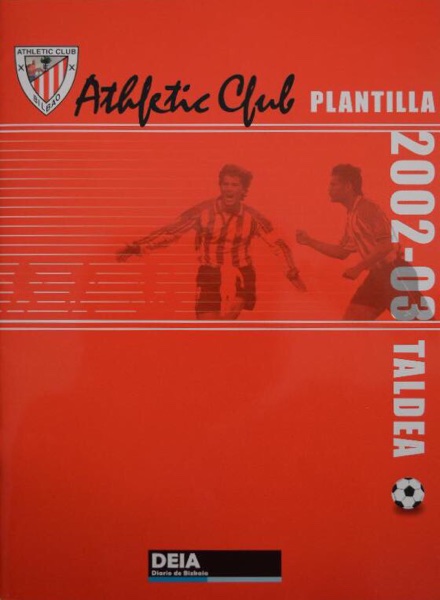 Colección Athletic Club Plantilla 2002-03 Taldea de Diario Deia en ACABARAMOS.COM