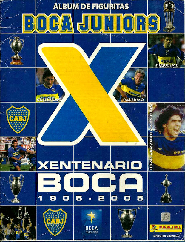 Colección Boca Juniors Xentenario 1905-2005 de Panini en ACABARAMOS.COM