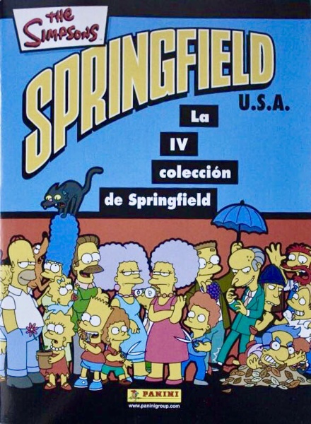 Colección The Simpsons. La colección Springfield IV de Panini en ACABARAMOS.COM