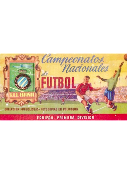 Colección Campeonatos Nacionales de Fútbol 1951-52. R.C.D. Español de Ruiz Romero en ACABARAMOS.COM