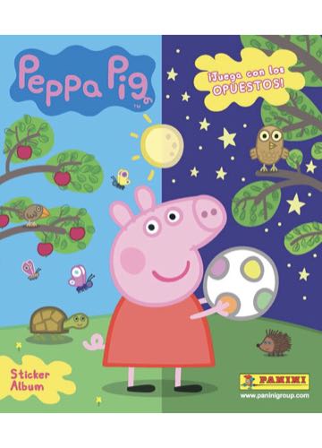 Colección Peppa Pig. Juega con los contrarios de Panini en ACABARAMOS.COM