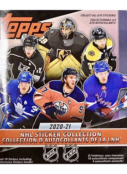 Colección NHL Sticker Collection 2020-21 de TOPPS en ACABARAMOS.COM