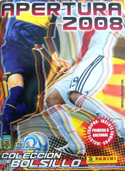 Colección Apertura 2008 de Panini en ACABARAMOS.COM