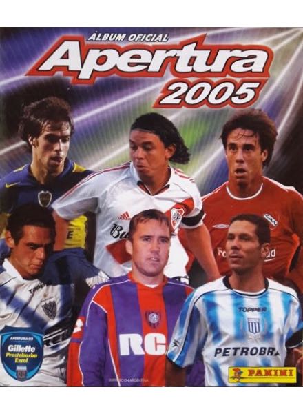 Colección Apertura 2005 de Panini en ACABARAMOS.COM