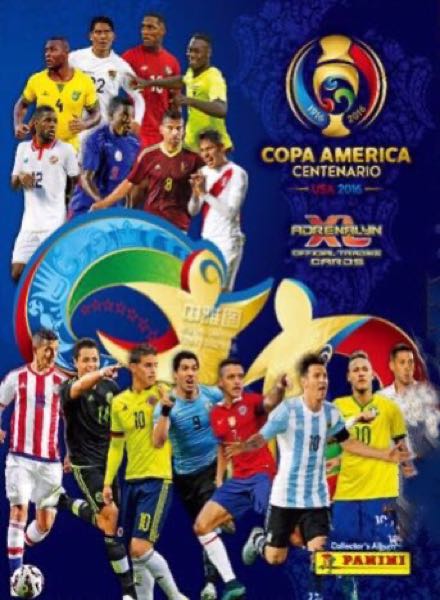 Colección Copa América Centenario USA 2016 Adrenalyn XL de Panini en ACABARAMOS.COM