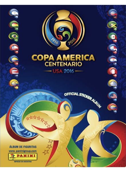 Colección Copa América Centenario. USA 2016 de Panini en ACABARAMOS.COM