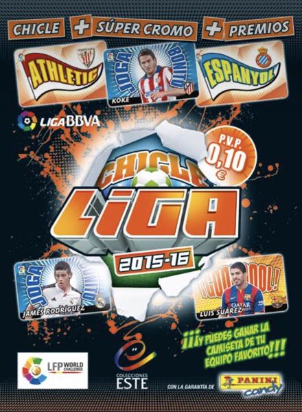 Coleccion CHICLE LIGA 2015-16