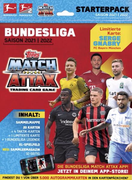 Colección Bundesliga 2021-22. Match Attax de TOPPS en ACABARAMOS.COM