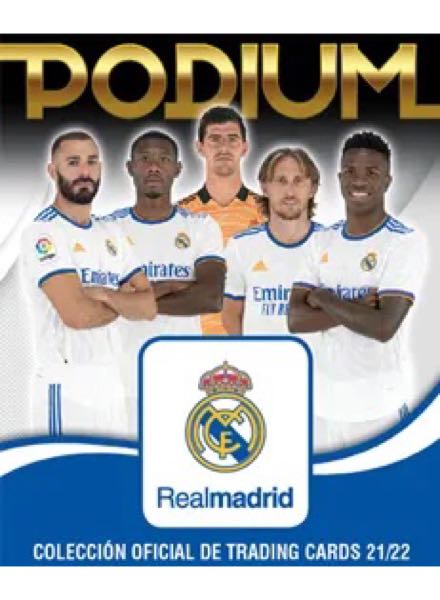 Colección Podium Real Madrid 21/22 de Panini en ACABARAMOS.COM