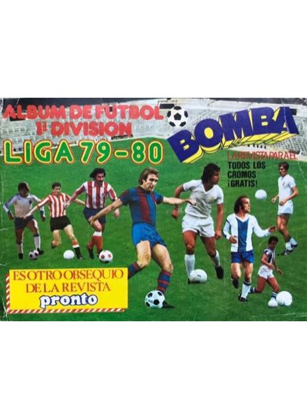 Colección Album de fútbol BOMBA 1ª División Liga 79-80 de Revista Pronto en ACABARAMOS.COM