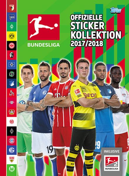 Colección Bundesliga Offizielle Sticker Kollektion 17-18 de TOPPS en ACABARAMOS.COM