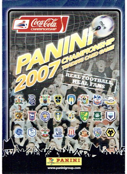 Colección Coca Cola Championship 2006-2007 de Panini en ACABARAMOS.COM