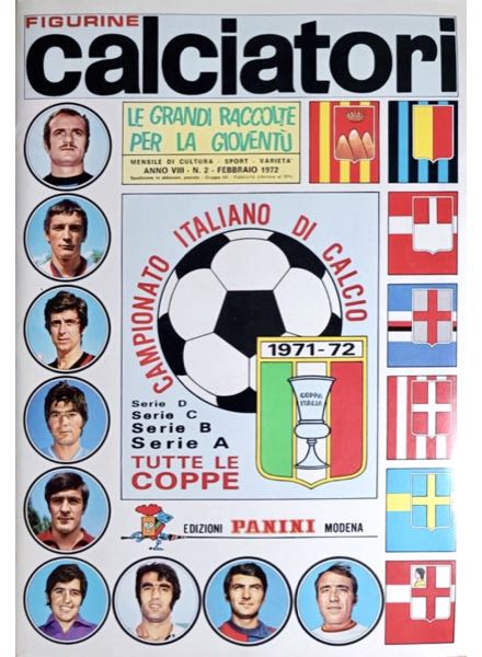 Colección Calciatori 1971-1972 de Panini en ACABARAMOS.COM