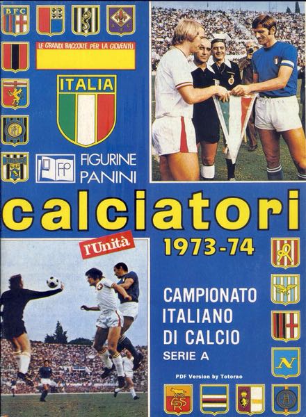 Colección Calciatori 1973-1974 de Panini en ACABARAMOS.COM