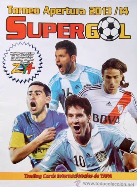 Colección Torneo Apertura 2013-14 SuperGol de Industria Argentina en ACABARAMOS.COM