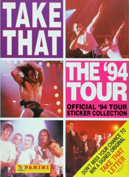 Colección Take That: The 94 Tour de Panini en ACABARAMOS.COM