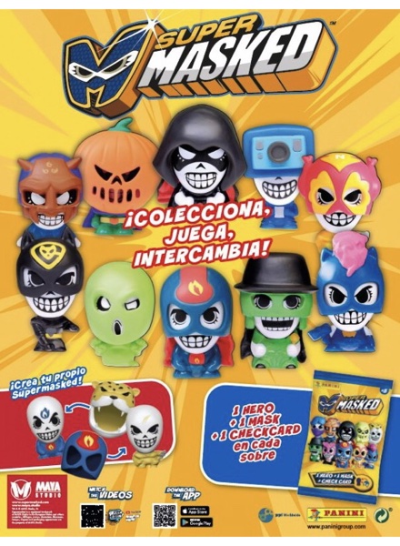 Colección Figuras SuperMasked de Panini en ACABARAMOS.COM