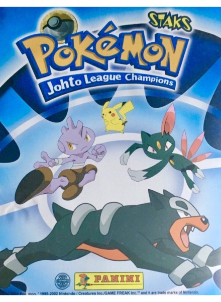 Colección Pokemon Staks. Johto League Champions de Panini en ACABARAMOS.COM