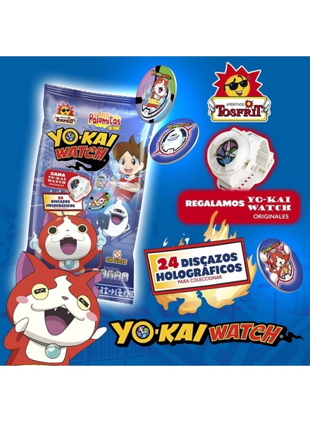 Colección Yo-Kai Watch. Discazos Holograficos de Tosfrit en ACABARAMOS.COM