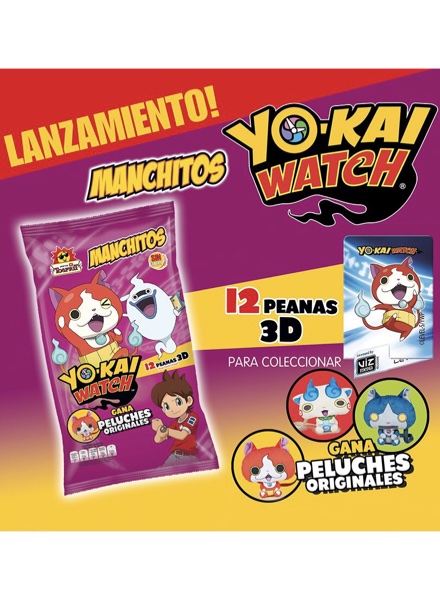 Colección Yo-Kai Watch. Peanas 3D de Tosfrit en ACABARAMOS.COM