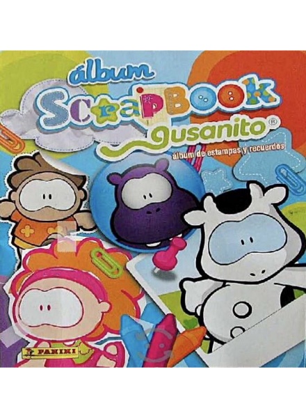 Álbum Scrapbook. Gusanito