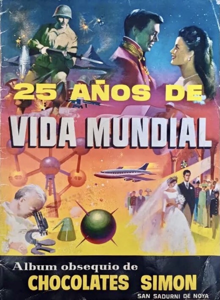 Colección 25 años de vida mundial de Chocolates Simon en ACABARAMOS.COM