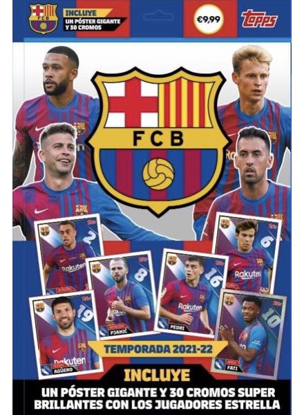 Colección F.C. Barcelona 2021-2022. Poster Album de TOPPS en ACABARAMOS.COM