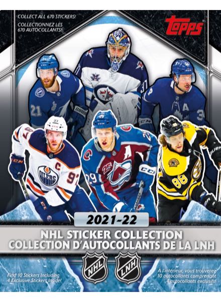 Colección NHL Sticker Collection 2021-22 de TOPPS en ACABARAMOS.COM