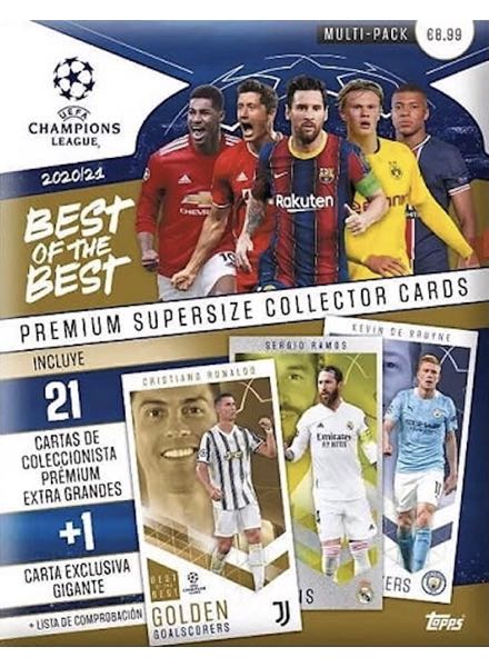 Colección UEFA Champions League 2020-21. Best of the Best de TOPPS en ACABARAMOS.COM