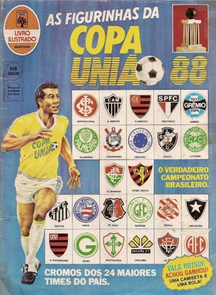 Colección Copa União 1988 de Abril en ACABARAMOS.COM