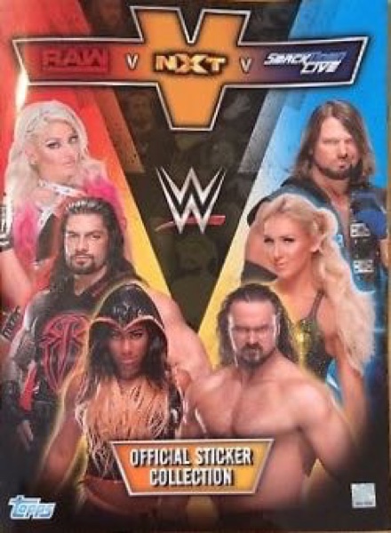 Colección WW Raw vs Nxt vs Smack Down Live de TOPPS en ACABARAMOS.COM