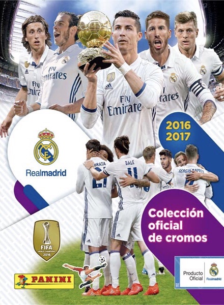 Colección Real Madrid 2016-2017 de Panini en ACABARAMOS.COM