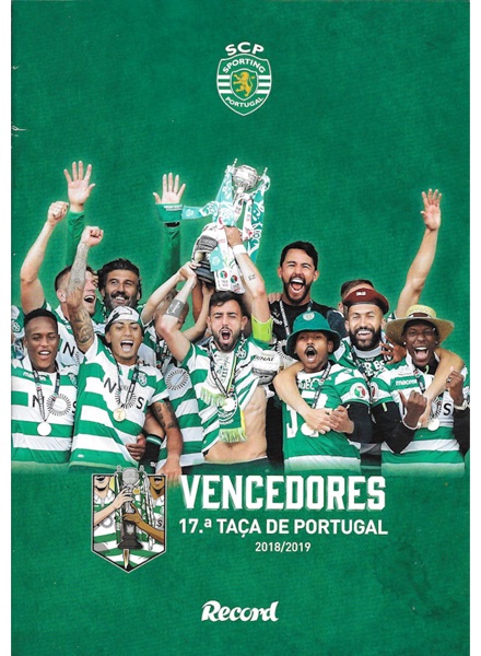 Colección Sporting Portugal. Vencedores 17 Taça de Portugal 2018/2019 de Record newspaper en ACABARAMOS.COM