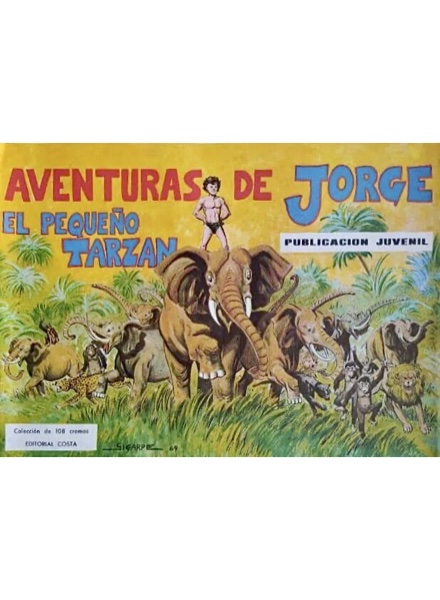 Colección Aventuras de Jorge el pequeño Tarzán de Editorial Costa en ACABARAMOS.COM