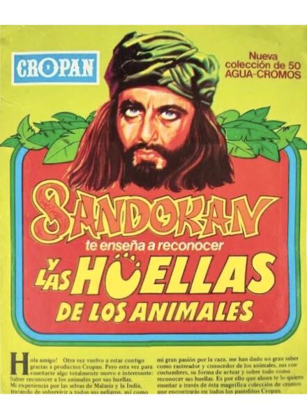 Colección Sandokan te enseña y las huellas de los animales de Cropan en ACABARAMOS.COM