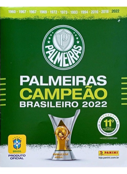 Colección Palmeiras campeão Brasileiro 2022 de Panini en ACABARAMOS.COM