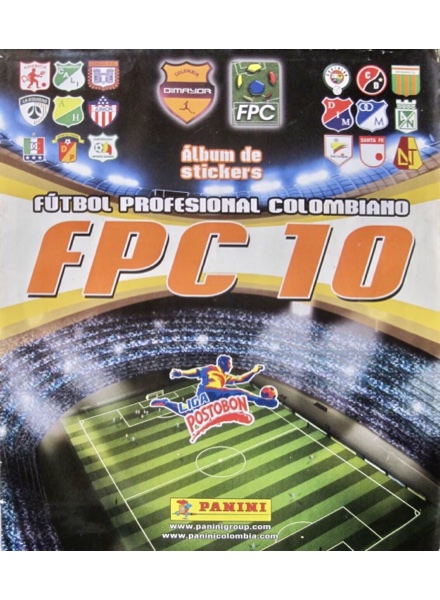 Colección Futbol Profesional Colombiano FPC 2010 de Panini en ACABARAMOS.COM