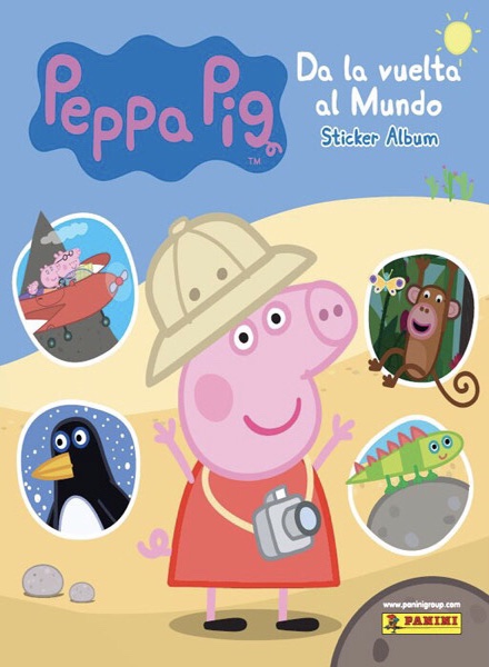 Colección Peppa Pig da la vuelta al mundo de Panini en ACABARAMOS.COM