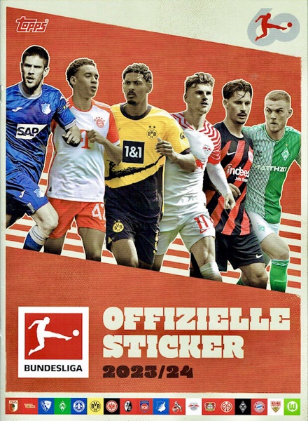 Colección Bundesliga Offizielle Sticker Kollektion 23-24 de TOPPS en ACABARAMOS.COM