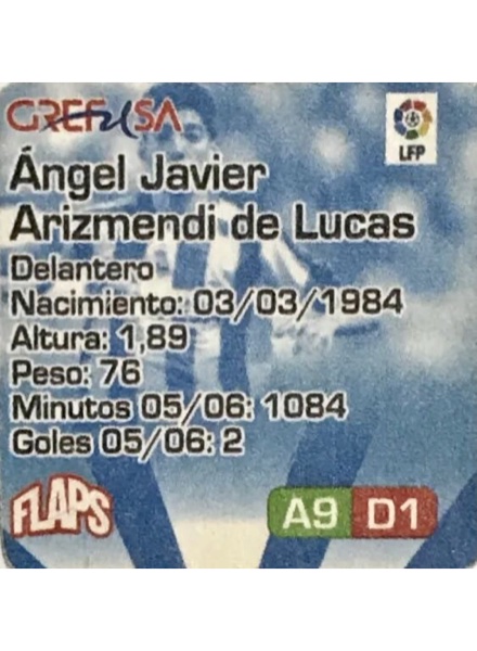 Colección Flaps La Liga 2007 de Grefusa en ACABARAMOS.COM