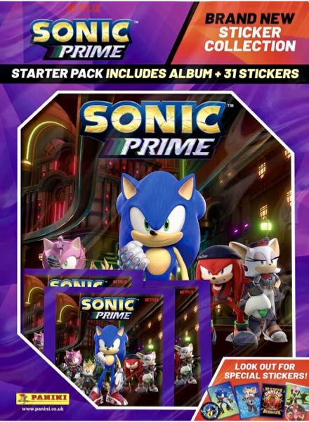 Colección Sonic Prime de Panini en ACABARAMOS.COM