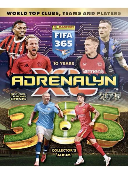 Colección FIFA 365 2025 Adrenalyn XL de Panini en ACABARAMOS.COM