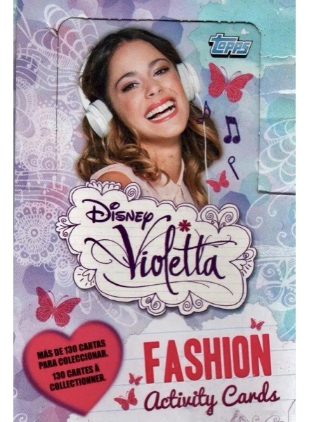 Colección Violetta Fashion Activity Cards de TOPPS en ACABARAMOS.COM