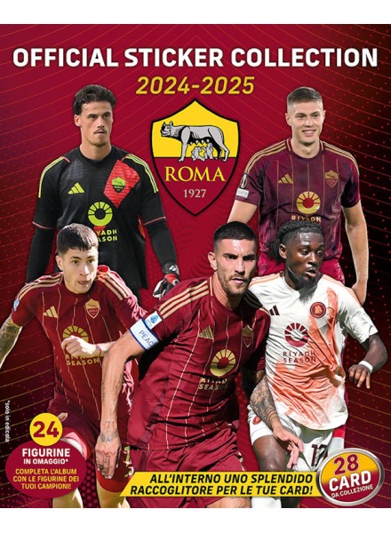 Colección AS Roma 2024-2025 de Euro Publishing en ACABARAMOS.COM