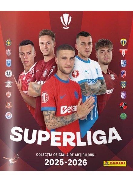 Colección Superliga Romania 2025-2026 de Panini en ACABARAMOS.COM