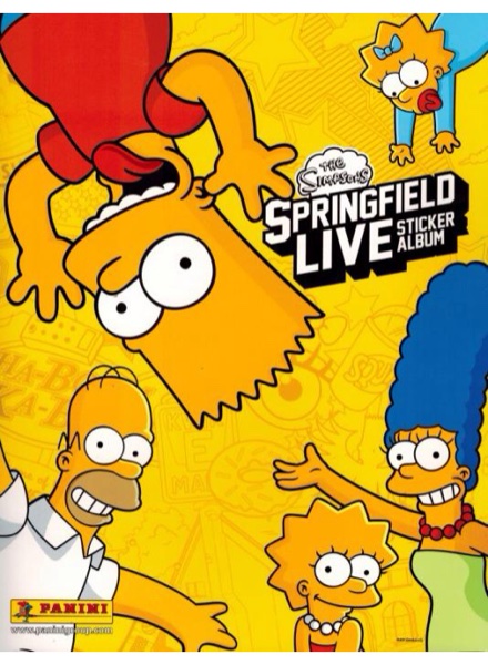 Colección The Simpsons. Springfield Live de Panini en ACABARAMOS.COM