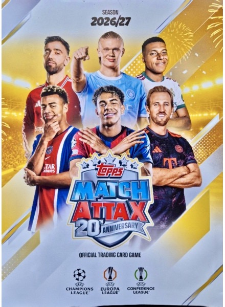 Coleccion UEFA Champions League & Europa League 2026-27. Match Attax en ACABARAMOS.COM