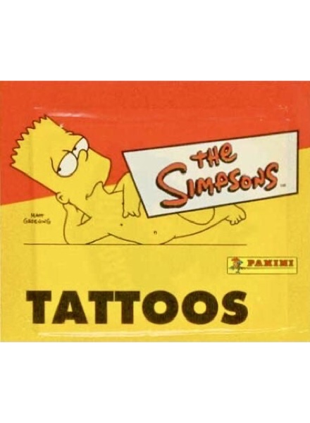 Colección The Simpsons. Tattoos de Panini en ACABARAMOS.COM